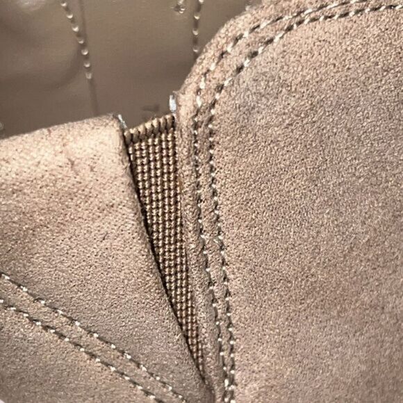 Dr Scholl’s Lawless Toast Taupe Odor Control Suede Ankle Booties Size 7.5 NIB - Picture 10 of 13